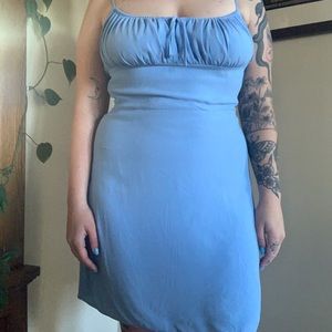 Aritzia Sunday Best Sky Blue Delilah Dress